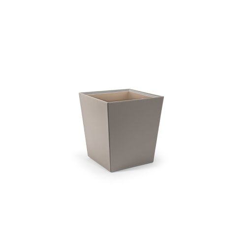 London Flare Wastebasket, 14 Quart, Stone